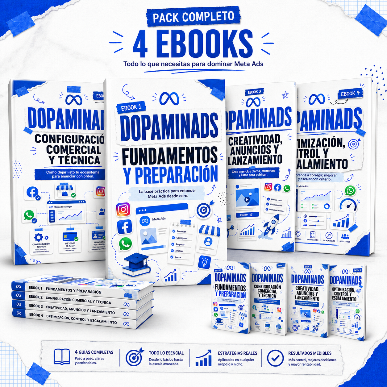 DOPAMINADS - PACK COMPLETO EN 4 EBOOKS